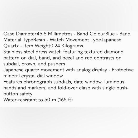 EUC Vince Camuto VC/1019BLRG Striker WATCH Rose Gold Tone Blue Resin Strap - Picture 8 of 8